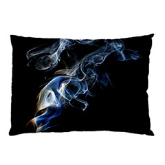 Smoke Flame Dynamic Wave Motion Pillow Case (two Sides) by Sudhe