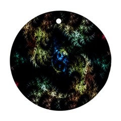 Abstract Digital Art Fractal Ornament (round)