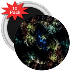 Abstract Digital Art Fractal 3  Magnets (10 Pack) 