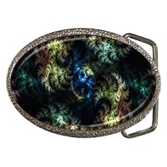 Abstract Digital Art Fractal Belt Buckles