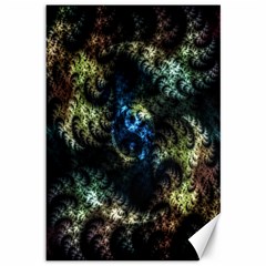 Abstract Digital Art Fractal Canvas 12  X 18 