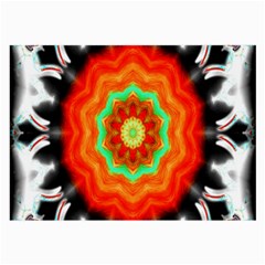 Abstract Kaleidoscope Colored Large Glasses Cloth