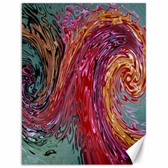 Color Rainbow Abstract Flow Merge Canvas 18  X 24 