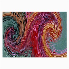 Color Rainbow Abstract Flow Merge Large Glasses Cloth (2-side)