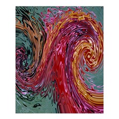 Color Rainbow Abstract Flow Merge Shower Curtain 60  X 72  (medium)  by Sudhe