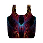 Abstract Abstracts Geometric Full Print Recycle Bag (M) Back