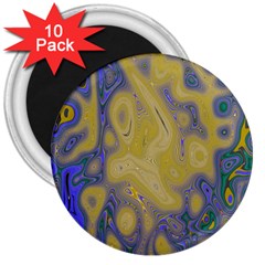 Color Explosion Colorful Background 3  Magnets (10 Pack) 