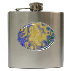 Color Explosion Colorful Background Hip Flask (6 Oz)