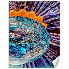 Multi Colored Glass Sphere Glass Canvas 12  X 16 