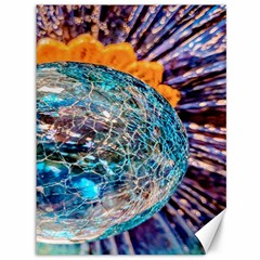 Multi Colored Glass Sphere Glass Canvas 36  X 48 