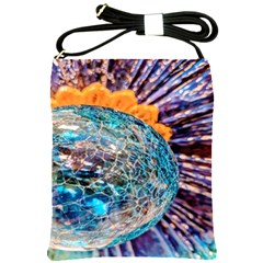 Multi Colored Glass Sphere Glass Shoulder Sling Bag by Sudhe