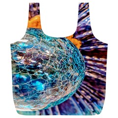 Multi Colored Glass Sphere Glass Full Print Recycle Bag (xl) by Sudhe