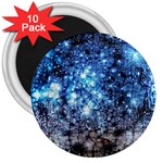 Abstract Fractal Magical 3  Magnets (10 pack)  Front