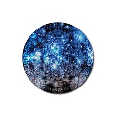 Abstract Fractal Magical Rubber Round Coaster (4 Pack) 