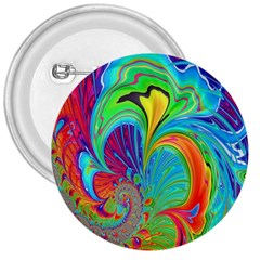 Fractal Art Psychedelic Fantasy 3  Buttons