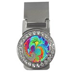 Fractal Art Psychedelic Fantasy Money Clips (CZ)  Front