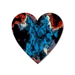 Abstract Fractal Magical Heart Magnet