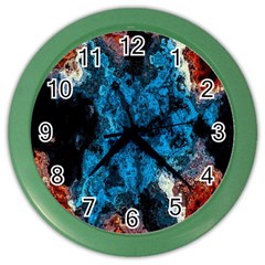 Abstract Fractal Magical Color Wall Clock