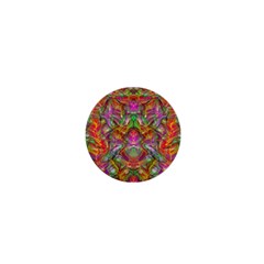 Background Psychedelic Colorful 1  Mini Magnets