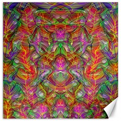 Background Psychedelic Colorful Canvas 20  X 20 