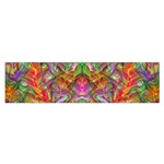 Background Psychedelic Colorful Satin Scarf (Oblong) Front