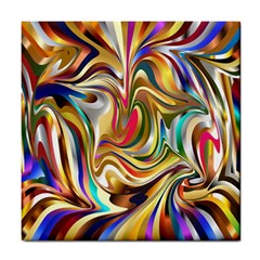 Wallpaper Psychedelic Background Tile Coasters