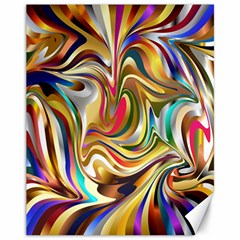 Wallpaper Psychedelic Background Canvas 11  X 14 