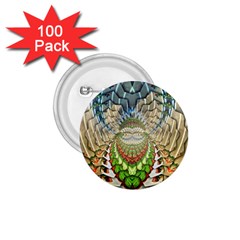 Abstract Fractal Magical 1 75  Buttons (100 Pack) 