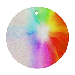 Psychedelic Background Wallpaper Ornament (round)