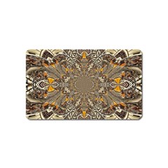 Abstract Digital Geometric Pattern Magnet (name Card)