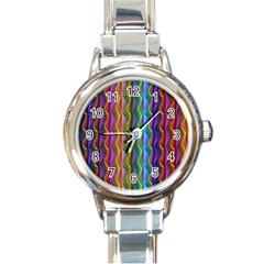 Background Wallpaper Psychedelic Round Italian Charm Watch