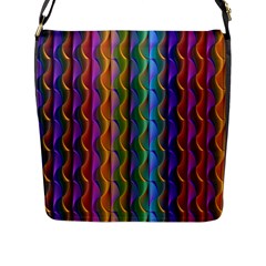 Background Wallpaper Psychedelic Flap Closure Messenger Bag (l) by Sudhe