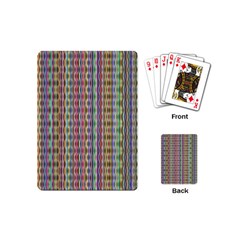 Psychedelic Background Wallpaper Playing Cards (mini)