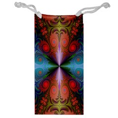 Fractal Background Design Jewelry Bag