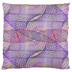 Purple Background Abstract Pattern Large Cushion Case (one Side)