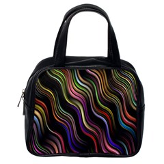 Psychedelic Background Wallpaper Classic Handbag (one Side)