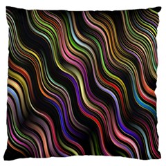 Psychedelic Background Wallpaper Large Cushion Case (two Sides)