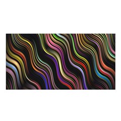 Psychedelic Background Wallpaper Satin Shawl by Sudhe