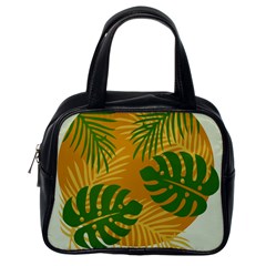 Leaf Leaves Nature Green Autumn Classic Handbag (one Side)