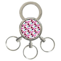 Stars Pattern 3-ring Key Chains