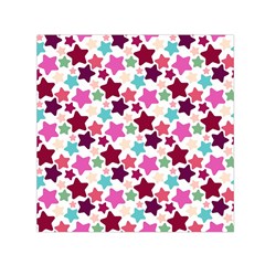 Stars Pattern Small Satin Scarf (square) by Sudhe