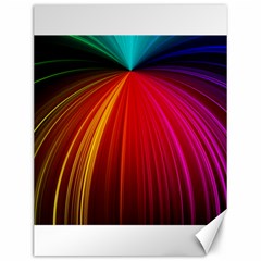 Background Color Colorful Rings Canvas 12  X 16 