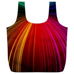 Background Color Colorful Rings Full Print Recycle Bag (xl) by Sudhe