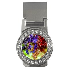 Splashes Of Color Background Money Clips (cz) 