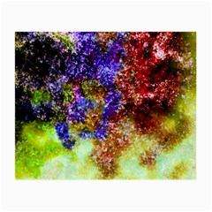 Splashes Of Color Background Small Glasses Cloth (2-side)