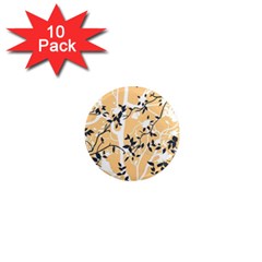 Floral Pattern Background 1  Mini Magnet (10 Pack)  by Sudhe