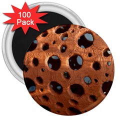 Texture Pattern Wallpaper Background Pattern Holes 3  Magnets (100 Pack)