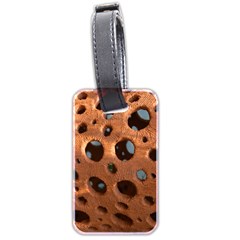 Texture Pattern Wallpaper Background Pattern Holes Luggage Tags (two Sides)