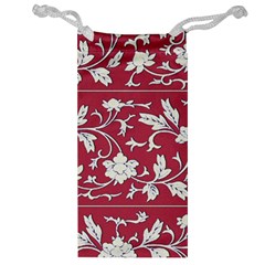 Floral Pattern Background Jewelry Bag