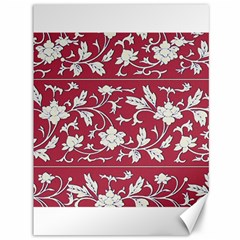 Floral Pattern Background Canvas 36  X 48 